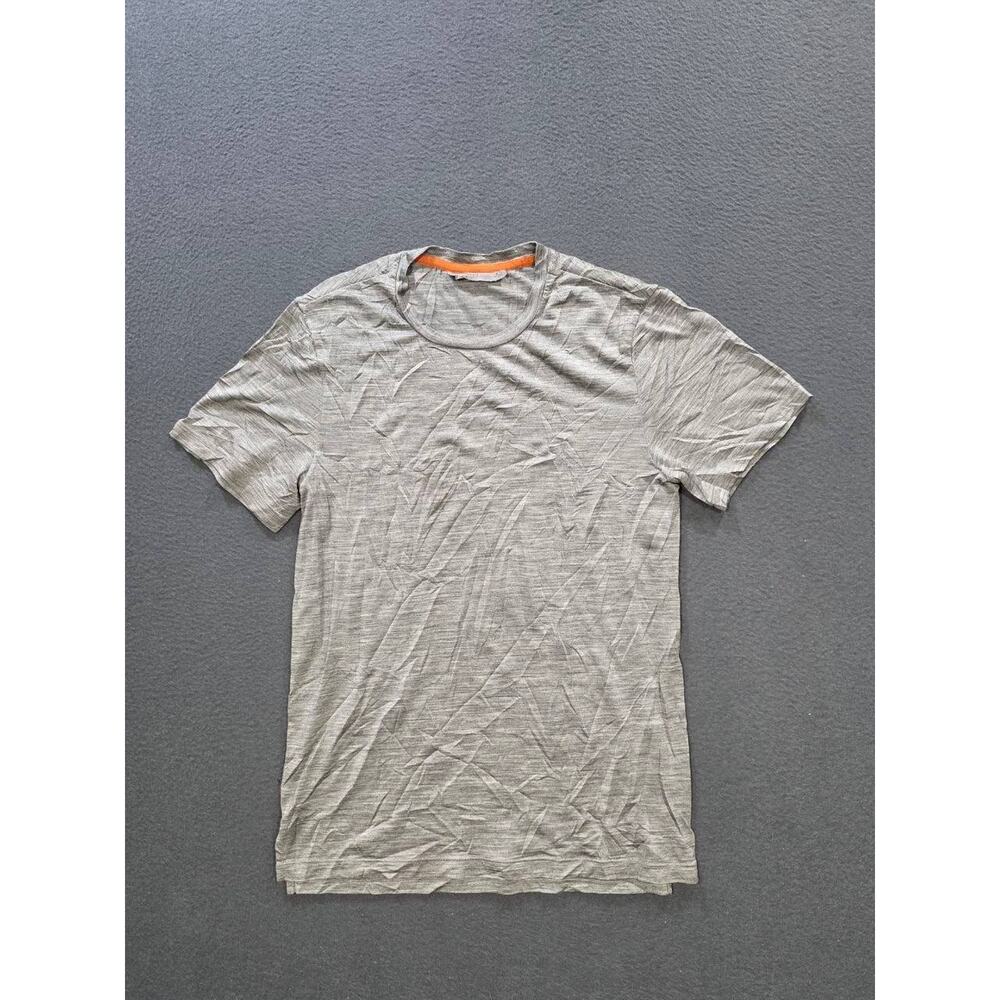 Icebreaker Cool Lite merino wool t-Shirt Gray Men’s Size X-Small A011296 - Picture 2 of 8